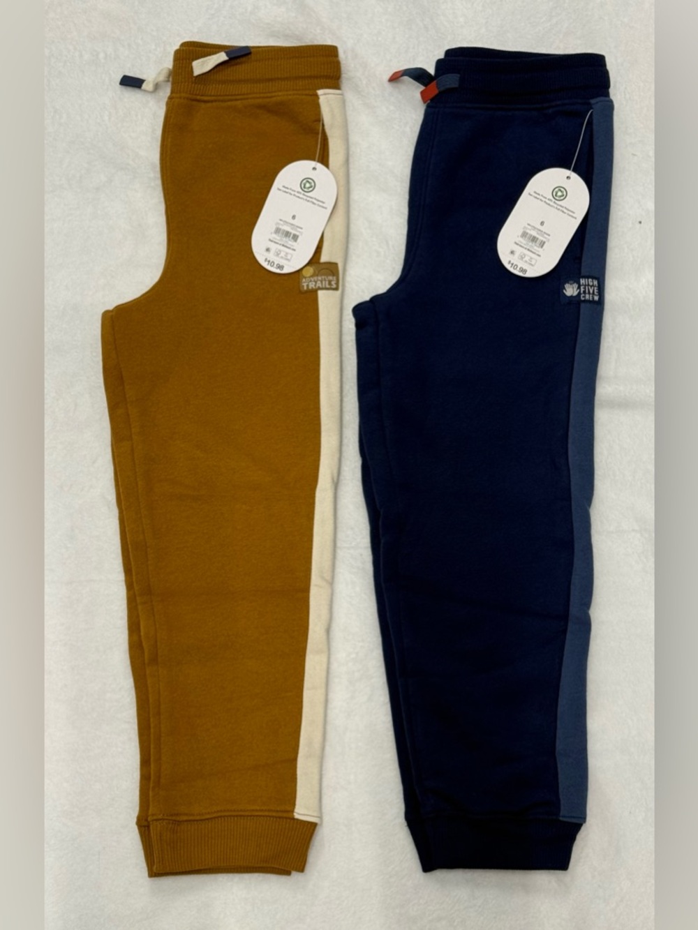 NWT Wonder Nation Boy’s (Size 6) Fleece Jogger Sweatpants Bundle (2-Pack)